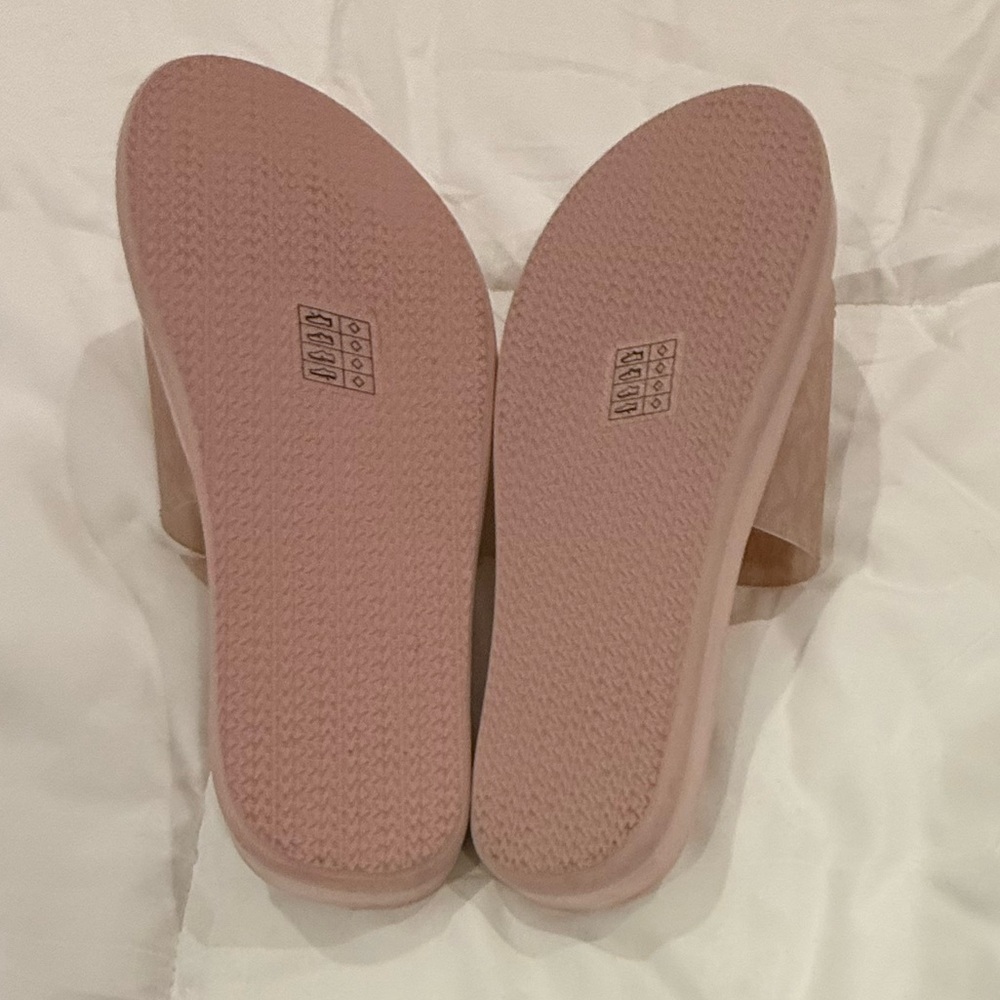 **Michael Kors Pink Transparent Slides – Size 10** - Picture 5 of 6